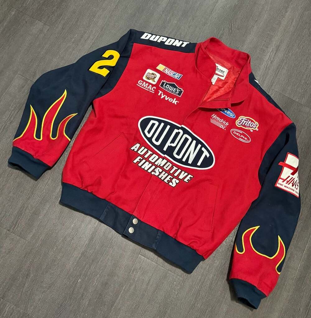 Chase Authentics Jeff Gordon DuPont NASCAR Racing Jacket Medium